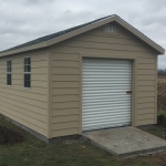 Burlington WI 12x16 Gable on Slab